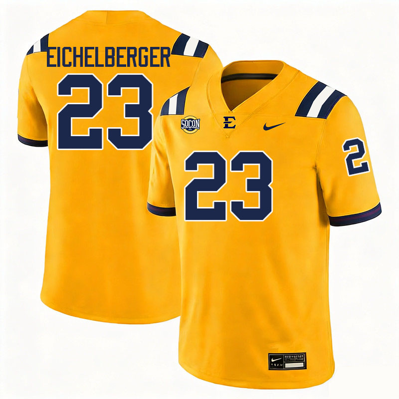East Tennessee State Buccaneers #23 Khalil Eichelberger College Football Jerseys,Uniforms-Gold